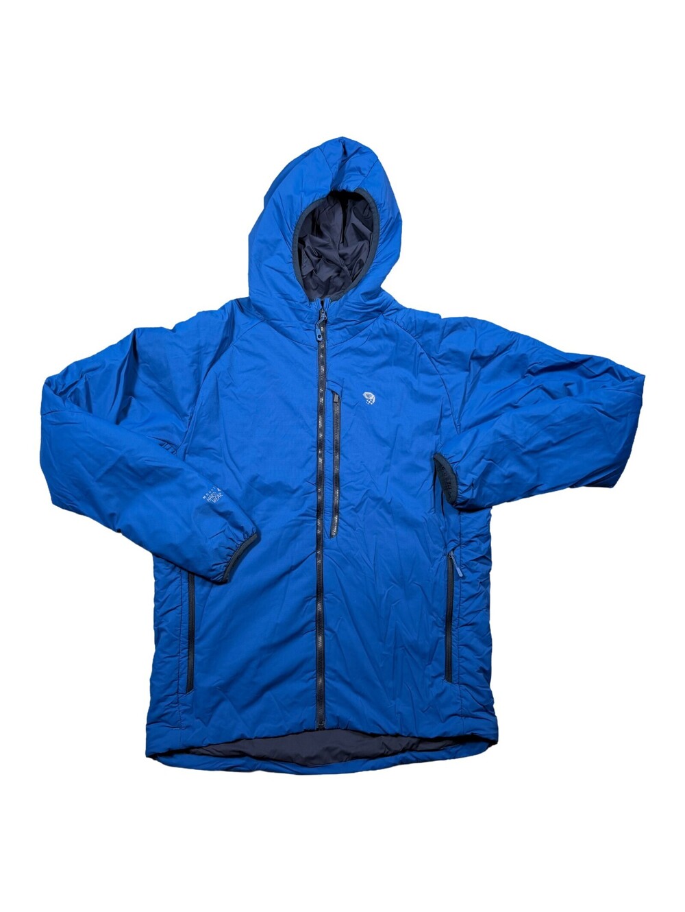 Mountain Hardwear Kor Strata Hoody Mens Large Blue Primaloft Insulated Jacket